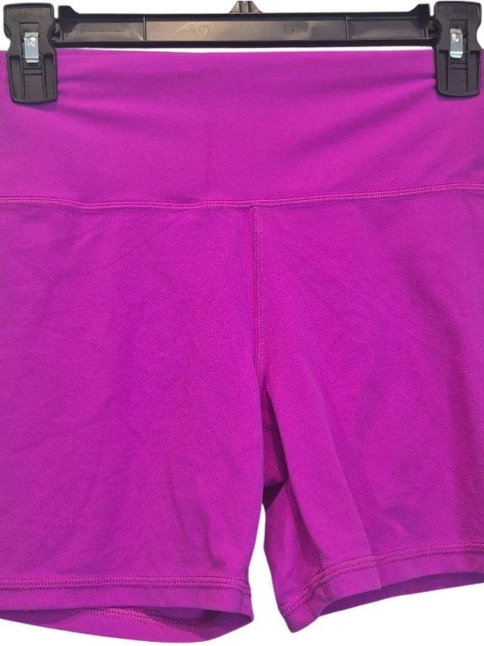 Athleta Magenta High-Rise Bike Shorts